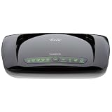 Linksys by Cisco WAG320N Wireless N Gigabit Dual Band Modem Router (for ADSL / telephone line connections i.e BT Broadband)by Linksys