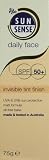 SunSense Daily Face Sunscreen SPF50+ Invisible Tint Finish 75g image