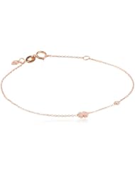 Shy by Sydney Evan Diamond Bezel Clover Bracelet