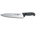 Victorinox Cutlery 10-Inch Wavy/Straight Edge Sandwich Knife, Black Fibrox Handle