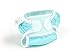 Real Nappies Splash Wrap Swimming Diaper, Aqua, Large, for babies 20-29 lb