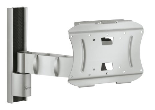 Schnepel Vogels VFW332 TV Wandhalter f&uuml;r 57-94 cm (23-37 Zoll) Fernseher, drehbar und neigbar, max. 35 kg,  silber
