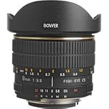 Bower 8mm f/3.5 Fisheye Manual Focus Lens for Nikon AF APS-C Autofocus Cameras