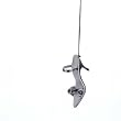 4.5" Fashion Avenue Snow Leopard Print High-Heeled Sandal Christmas Ornament