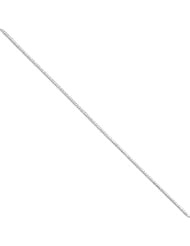 14K White Gold 1.4mm Octagonal Snake Chain 18"