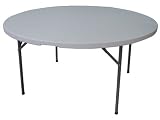 Blow Molded Plastic Round Folding Table 60 - DAD-YCZ-154-GG