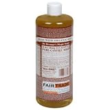 Dr. Bronner's Magic Soaps Pure-Castile Soap, 18-in-1 Hemp Eucalyptus, 32-Ounce Bottles (Pack of 2)