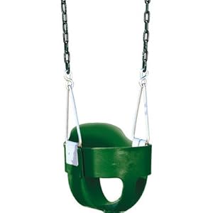 Bucket Toddler Swing with Chains