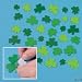 400 Assorted SHAMROCK FOAM Shapes/ADHESIVE Stickers/ARTS & CRAFTS/Scrapbooking ACTIVITIES/IRISH/St PATRICK'S DAY