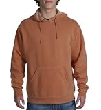 District Threads - Pigment-Dyed Pullover Hooded Sweatshirt.
