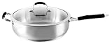 Hamilton Beach 94305 Signature 12 Inch Covered Chicken Fryer, Stainless Steel