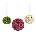 Florence Rose Decorative Hanging Ball - Set of 3