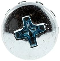 Rack Mount Cage Nuts with Screws, 10-32, Qty 100