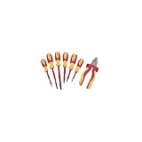31Nto%2BZvsmL. SL160  Wiha 32392 Proturn Slotted and Phillips Screwdrivers, 1000 Volt, 7 Piece