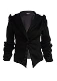 New ladies ruched sleeve and shoulder button up Blazer.8/10/12/14