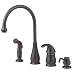 Tools & Hardware : Kitchen Faucet With Handspray by Price Pfister - T26-4DYY in Tuscan Bronze