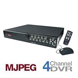 Q-See 4-Channel DVR with Motion Detection - Black (QSD004)
