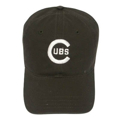 MLB CHICAGO CUBS GREY GARMENT WASHED HAT CAP ADJ NEW