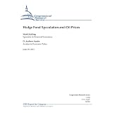 Hedge Fund Speculation and Oil Prices - CRS Report'