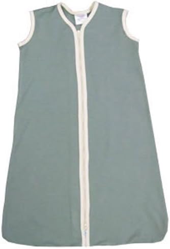 Organic Sleeveless Interlock Newborn Cozie Sack - Made in America (L - 12-18 Mo., 20-28 lbs., 30-33 inches, Sage)