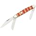 Boker Knives 7474CS Carbon Steel Stockman Pocket Knife with Candy Stripe Celluloid Handles