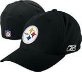 Pittsburgh Steelers -Black- Coach's Sideline Flex Fit Structured Hat