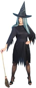 Hexenkostüm Kostüm Hexe Hut Hexenkleid Halloween Walpurgis Halloweenkostüm Hexen Größe 40/42