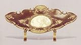 Antique Cameo Décor Fruit Platter with Stand