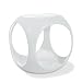 Avenue Six Slick Cube Occasional Table, White