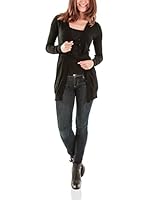 ETOILE DU CACHEMIRE Chaqueta Punto W5012 (Negro)