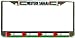 Western Sahara Flag Chrome Metal License Plate Frame Holder
