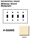 80512-I Leviton Toggle Switch Plastic Wallplates