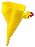 Justrite 11202Y Polyethylene Funnel For Use With The Type I Metal Safety Can. Easy-to-fill, Easy-to-pour, .5 x 11.25 inch (25 x 356mm) Size
