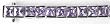 STERLING SILVER BRACELET with Lavender CZ