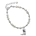 Cowboy Boot with Texas Flag Czech Pearl Beaded Charm Bracelet [Jewelry]