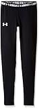 Under Armour Girl's Heat Gear Base Layer Leggings - Black, Youth/X-Large