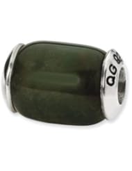 Sterling Silver Fancy Jasper Stone Charm