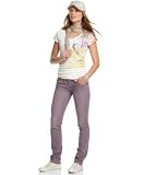 Roxy Snacktime Screen-Print Tee & Brooks Colored Skinny Jeans