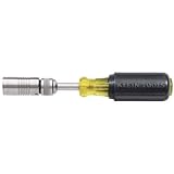 Klein Tools Nut Driver 632 - Cushn-Grip - Drive-A-Matic - Adj. 1/4in.-7/16in. Hex