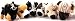 boston terrier - Hanadeka Club Assortment Plush w/Clip-On - Beagle, Cocker Spaniel, Pug, Boston Terrier, Dachshund, Spaniel (Set of 6)
