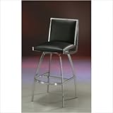 Belado Swivel Barstool in Chrome Height: 30"