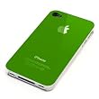 Green Replicase Hard Air Crystal Jacket Luminosity Case with Screen Protector for iPhone 4 (Works with Verizon iPhone)