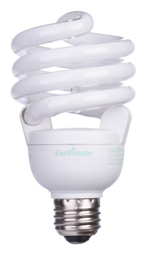 Earthmate EP3052AE 30-Watt Spiral CFL 2700K Bulb, 6 Pack