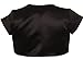 BluNight Collection Satin Short Cover Shoulder Bolero Little Girl Special Occasion Bolero