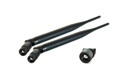 Super Power Supply® 2 x 6dBi + 2 x 9dBi RP-SMA Dual Band 2.4GHz 5GHz + 4 x 8in / 20cm U.fl / IPEX Cable Antenna Mod Kit No Soldering for Wireless Routers Linksys Cisco E2000 E2500 EA2700 E3000 EA3500 E4200 EA4500 WRT310N WRT320N WRT330N WRT400N WRT610N WRT54GS2 Belkin F7D8301 Netgear N600 N750 N900 WN2500RP WNDR3300 WNDR3400 WNDR3700 v.2 v.3 WNDR3800 WNDR4000 WNDR4500 WNR834B v. 1 v.2 WNR2000 WNR2200 DGND3700 v.1 v.2 D-Link DIR-655 Buffalo WZR-HP-G450H Mini PCIe Cards Network Extension Bulkhead Pigtail PCI WiFi WAN Repeater