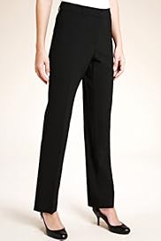 Flat Front Modern Slim Trousers with Stretch