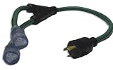 Sycamore Professional L5 30P Split Plug Adapter (3 prong) L5 30P Split Plug Adapter, 3 Prong Sycamore Professional L5-30P Split Plug Adapter (3-prong) L5-30P Split Plug Adapter, 3-Prong
