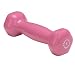 Body Solid Tools BSTVD1 1-Pound Vinyl Dumbbell (Pink)