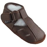 Buskins Baby Shoes: Sandoolz Sandals in Brown Leather (Size=5:(10-18M) 5.25\)