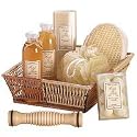 GINGER WHITE TEA BATH AND BODY PRODUCTS SPA GIFT BASKET